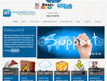 Tablet Screenshot of ibtsupport.com